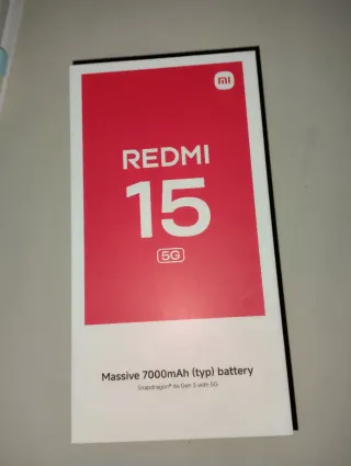 Xiaomi Redmi 15 5G 256GB 8GB RAM, precintado