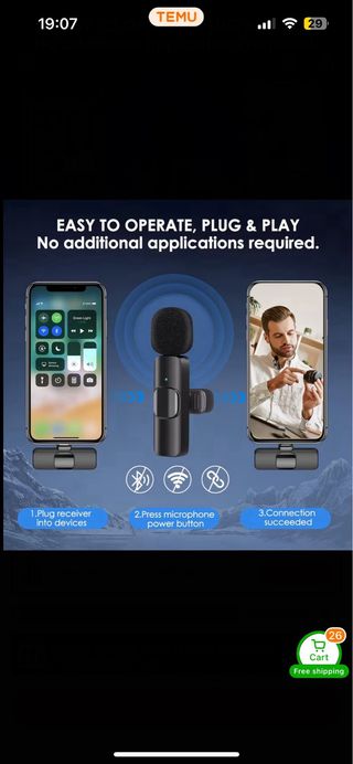 Micrófono Inalámbrico para iPhone