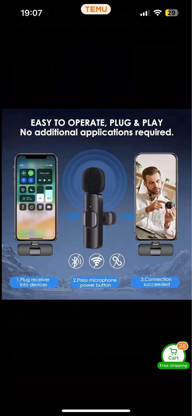 Micrófono Inalámbrico para iPhone afbeelding 3