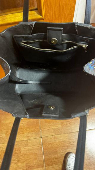 Bolso Adolfo Dominguez Negro Multicolor