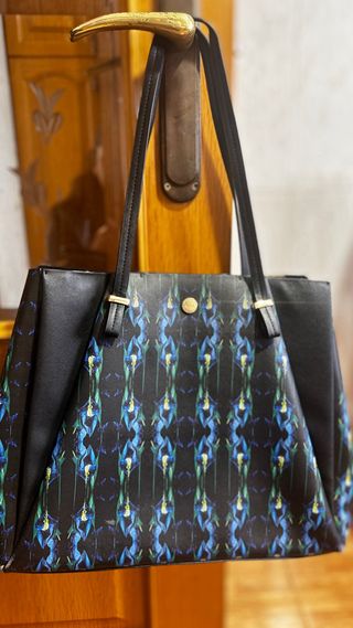 Bolso Adolfo Dominguez Negro Multicolor