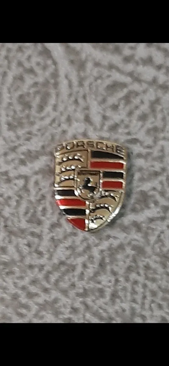 2 Pegatinas Logo Porsche para Mando