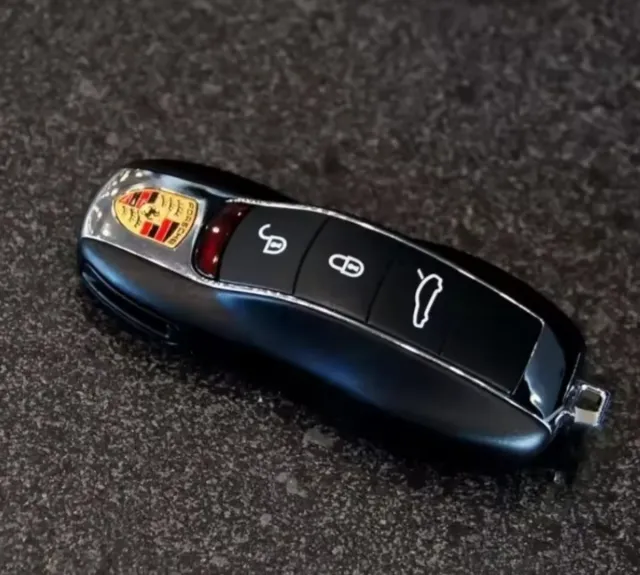 2 Pegatinas Logo Porsche para Mando