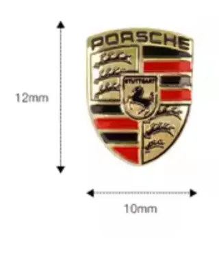2 Pegatinas Logo Porsche para Mando