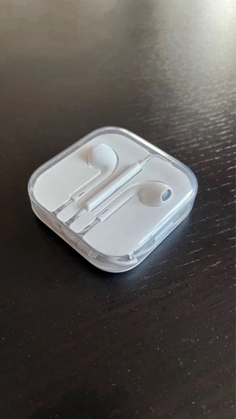 Auriculares Apple EarPods Jack 3.5mm Blancos afbeelding 3