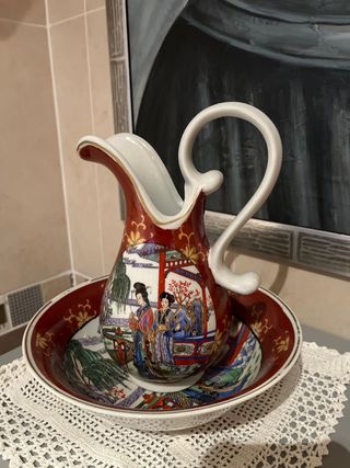 Jofaina y palangana chinas antiguas