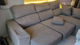 Sofá Chenlong tela gris