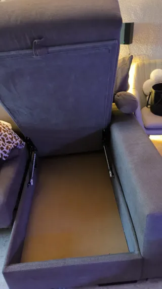 Sofá Chenlong tela gris