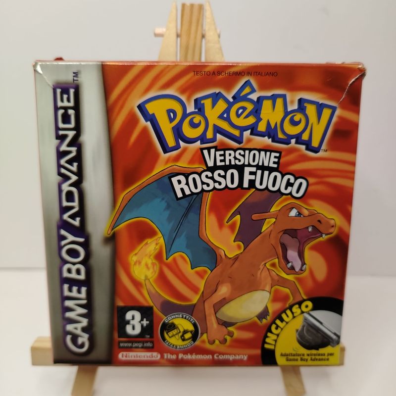 Pokemon Rojo Fuego GBA con caja y manuales afbeelding 6