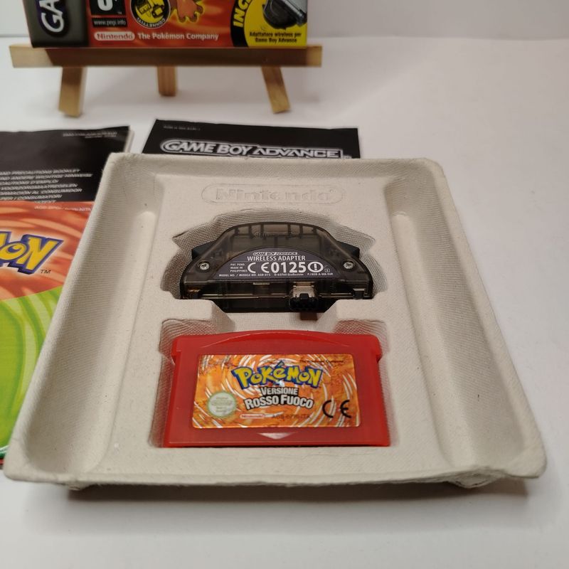 Pokemon Rojo Fuego GBA con caja y manuales afbeelding 2