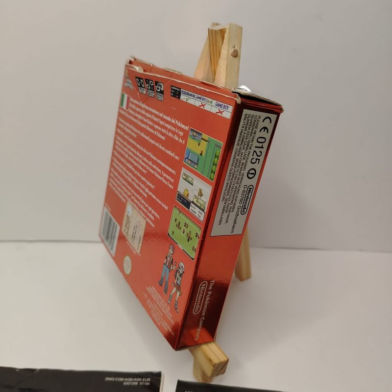 Pokemon Rojo Fuego GBA con caja y manuales afbeelding 10