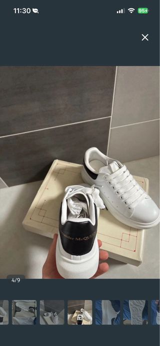 Sneakers Alexander McQueen Bianche e Nere
