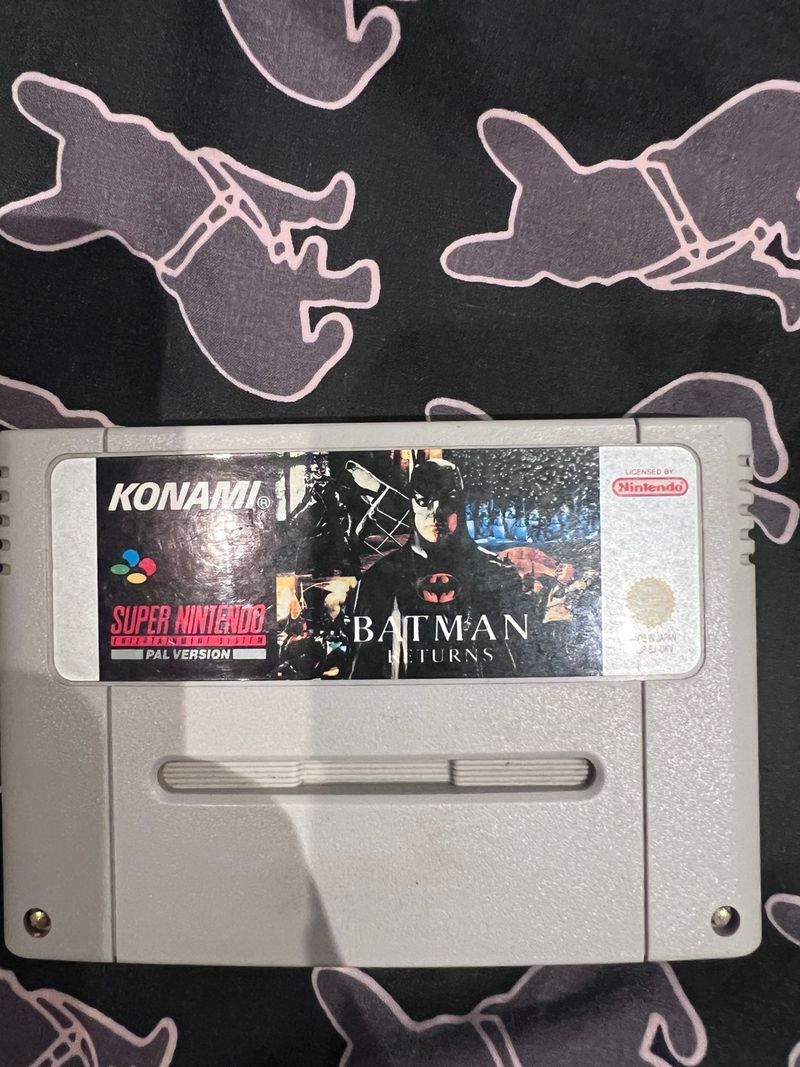 Super Nintendo Batman Returns Konami PAL