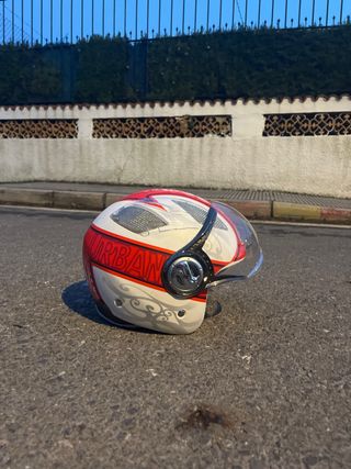 Casco MT Helmets Rojo y Blanco