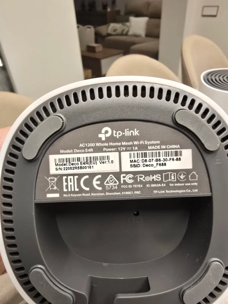 TP-Link Deco E4R AC1200 Mesh Wi-Fi