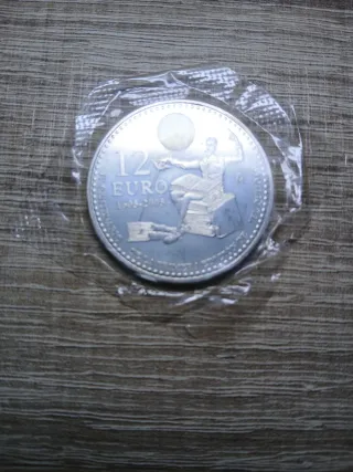 5 Monedas Plata 12 Euros 2005