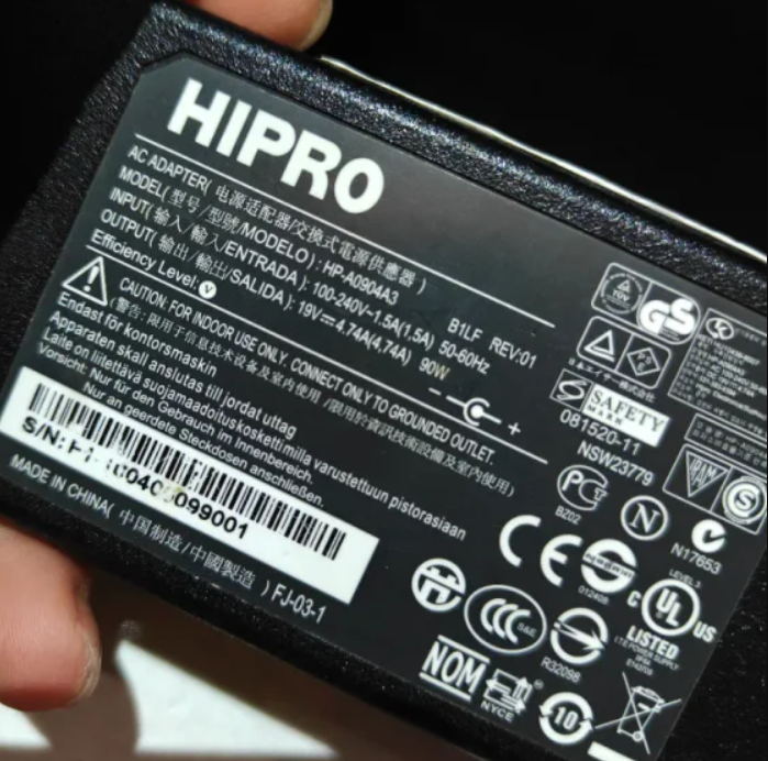Cargador HIPRO HP-A0904A3 19V 4.74A 90W
