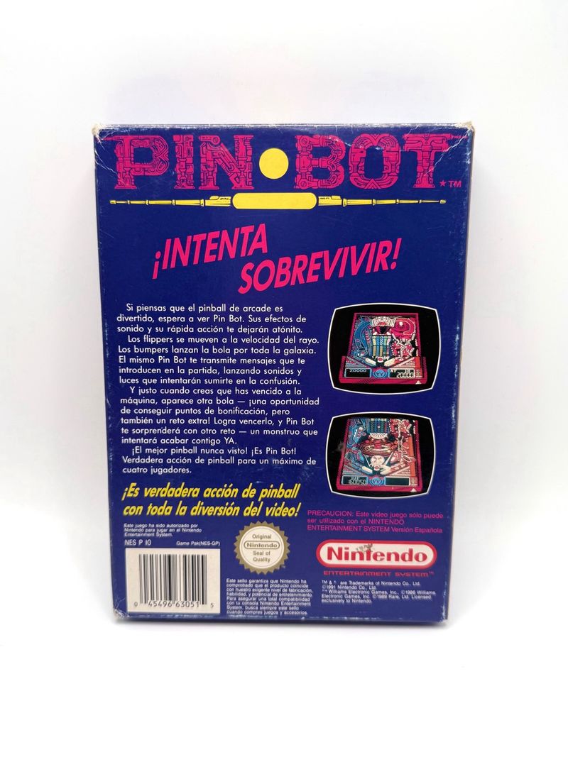 Pin Bot Nintendo NES (Versión Española) afbeelding 2