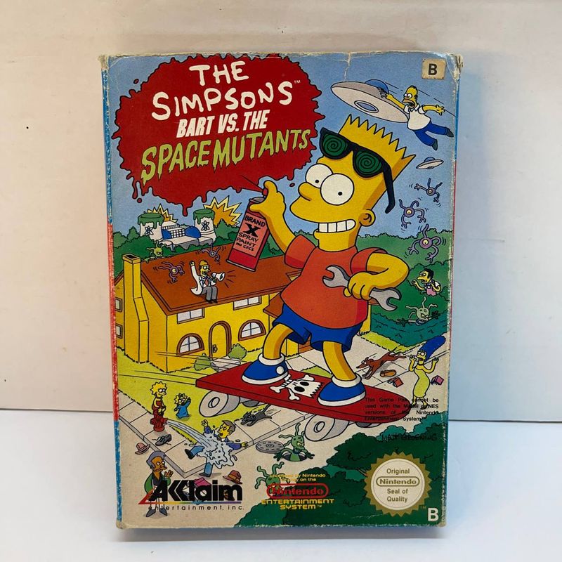 The Simpsons Bart vs Space Mutants NES afbeelding 4