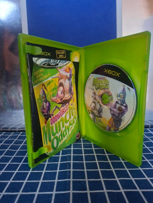 XBOX ODDWORLD MUNCHS ODDYSEE ORIGINAL COMPLETO