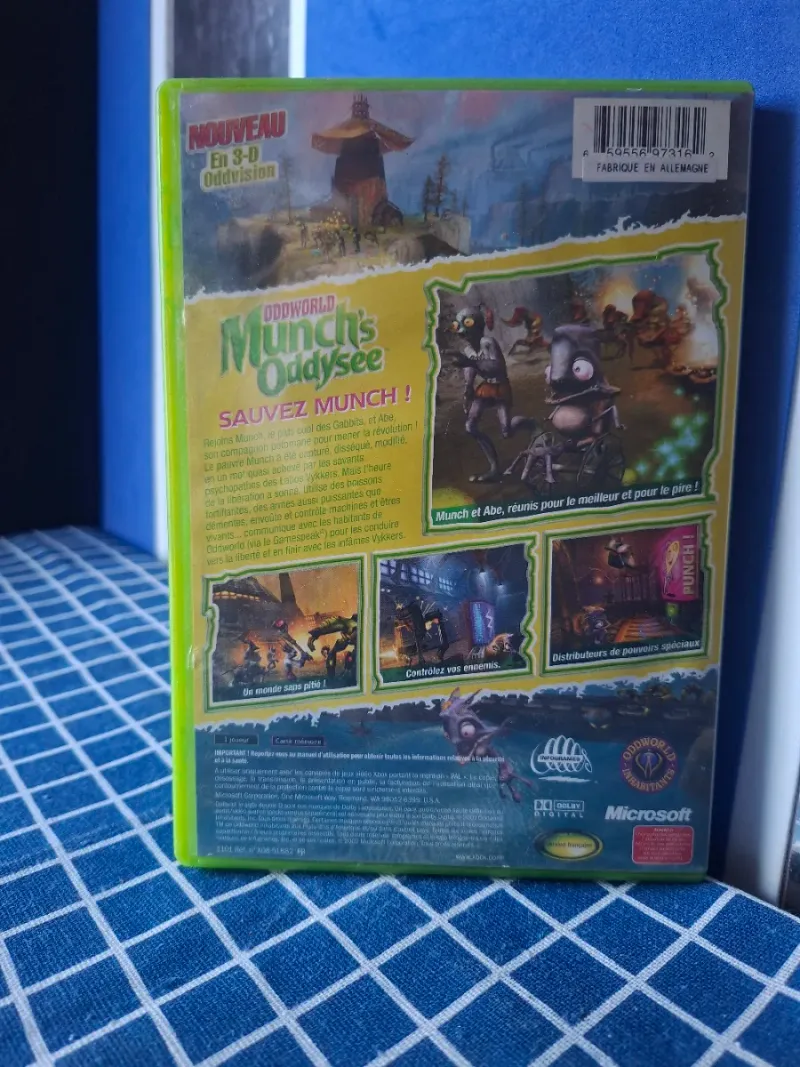XBOX ODDWORLD MUNCHS ODDYSEE ORIGINAL COMPLETO afbeelding 7