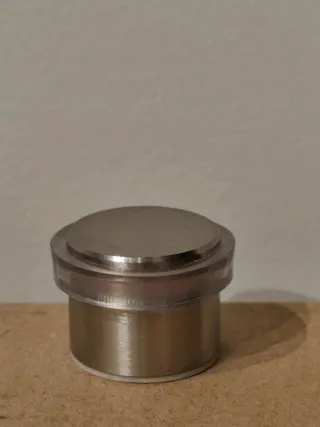 Topes de puerta acero inox. mate. Servi Herrajes.