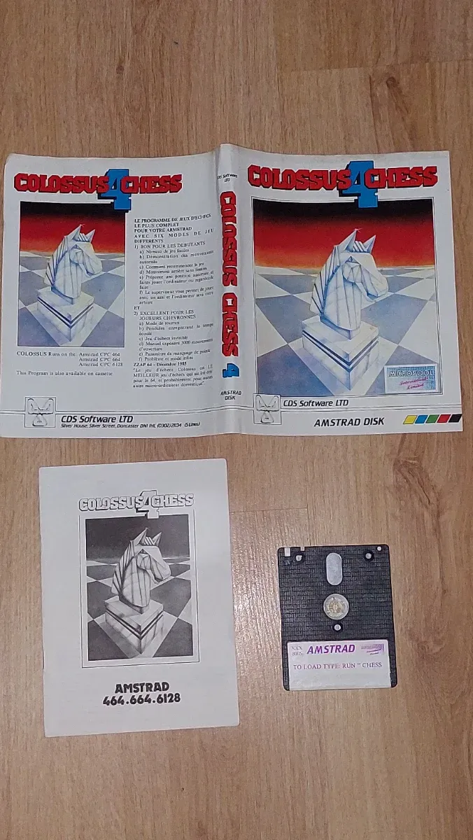 Colossus Chess Amstrad Disk