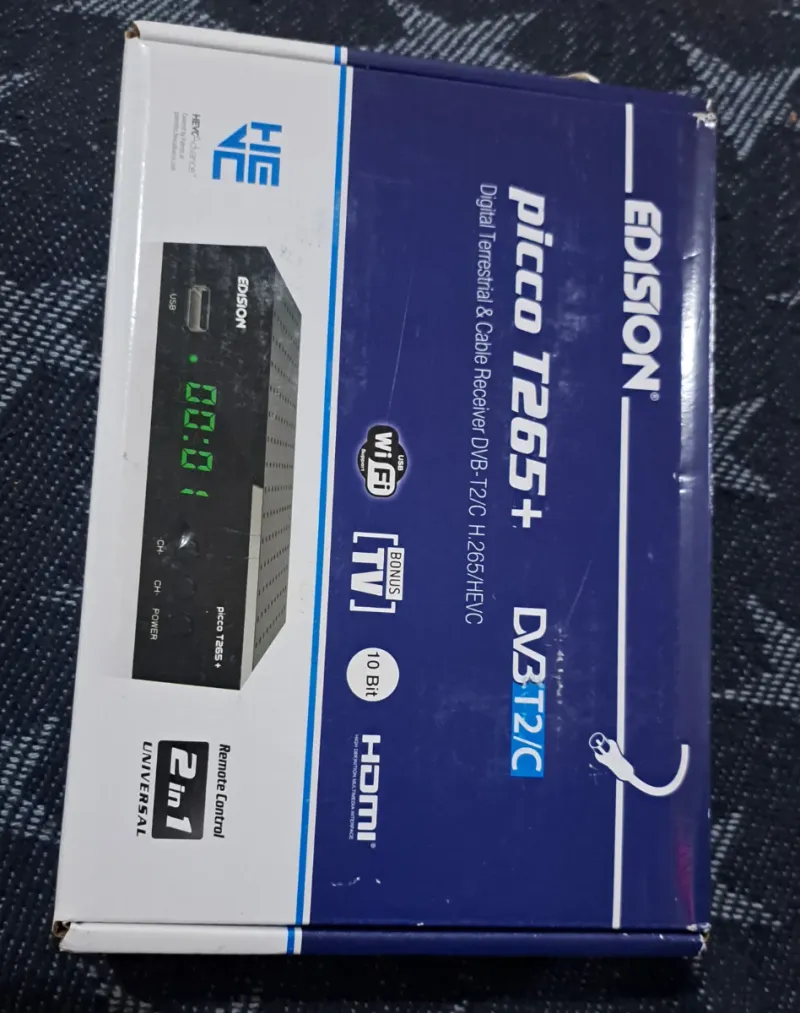 Decodificador EDISION TDT2 H.265/HEVC