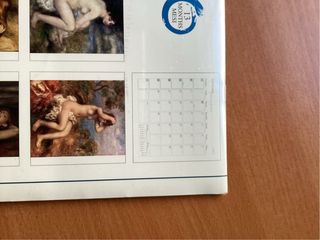 Calendario Auguste Renoir Vintage