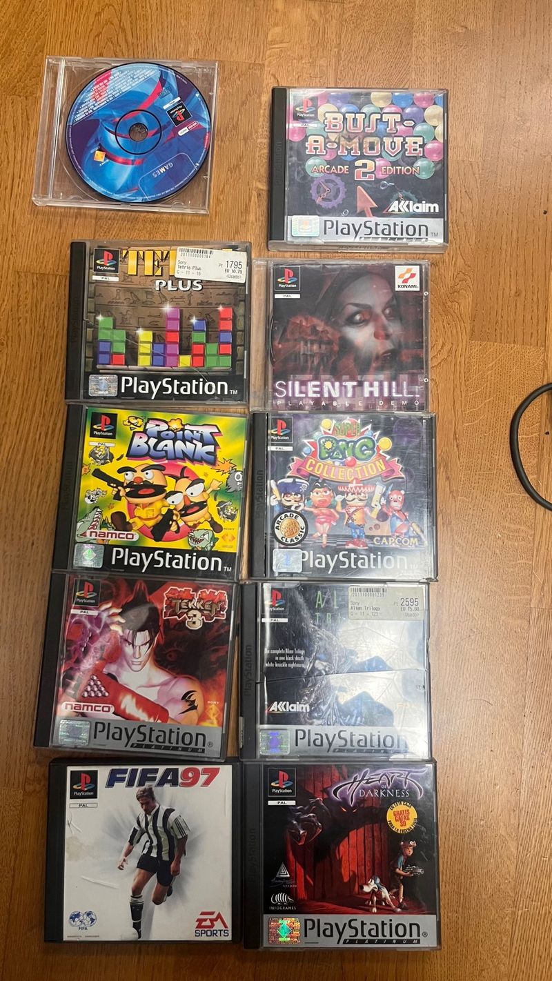 Consola PlayStation 1 Gris + Juegos afbeelding 3