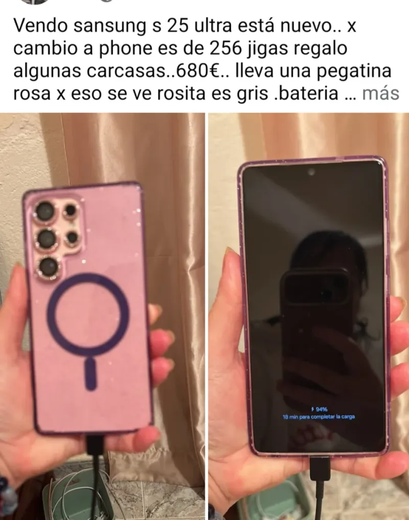 Samsung S25 Ultra 256GB Gris/ afbeelding 2
