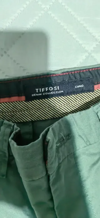 Calças Chino Homem Verdes