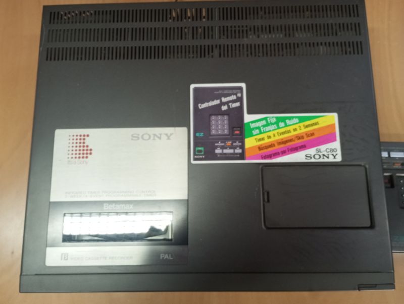 Gravador Sony Betamax SL-C80 afbeelding 5