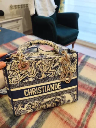 Bolso estilo Dior Multicolor