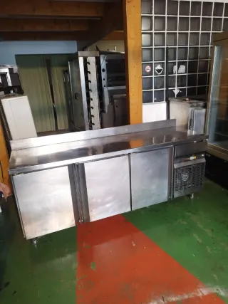 Bajo mostrador nevera acero inoxidable