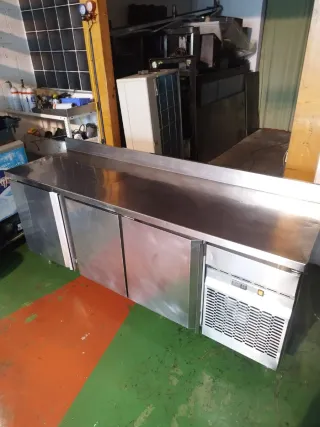 Bajo mostrador nevera acero inoxidable