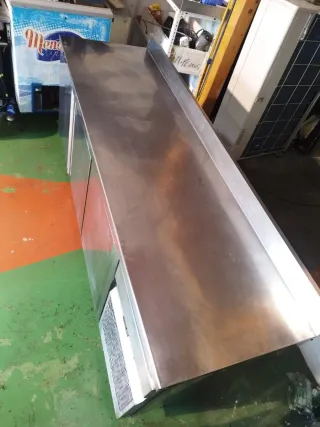 Bajo mostrador nevera acero inoxidable