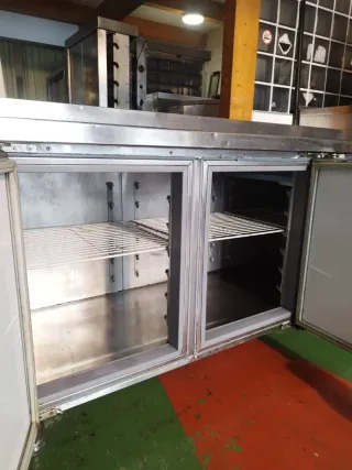 Bajo mostrador nevera acero inoxidable