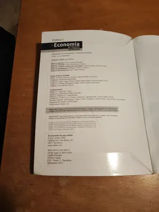 ECONOMIA DE L’EMPRESA I