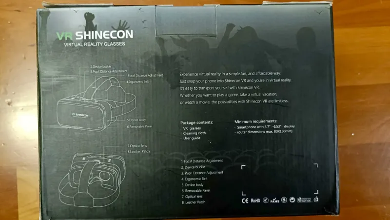 Gafas VR Shinecon Realidad Virtual 3D afbeelding 5