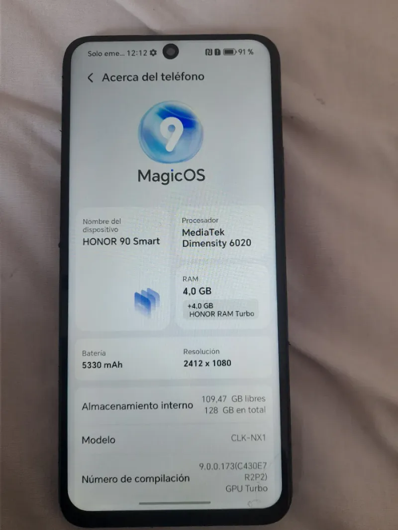 Honor 90 Smart Negro/Gris afbeelding 3