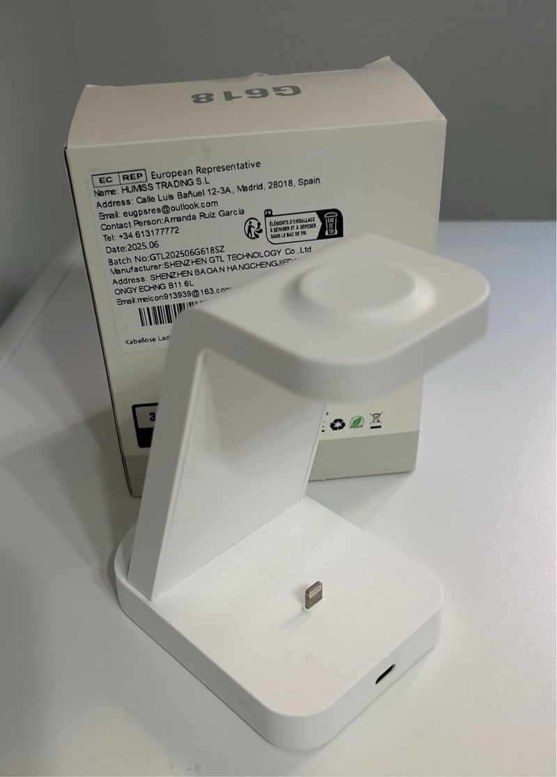 Cargador Inalámbrico G618 3 en 1 afbeelding 3