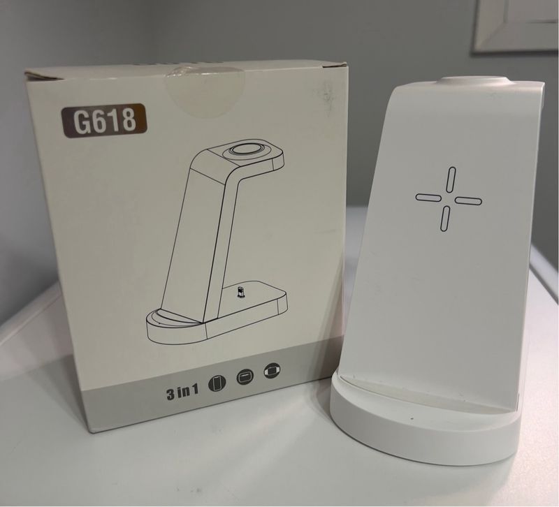 Cargador Inalámbrico G618 3 en 1 afbeelding 2
