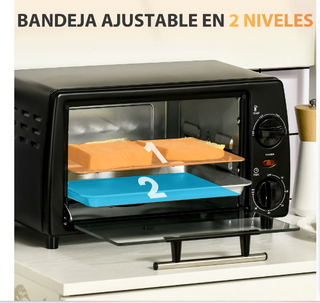 Horno Eléctrico Sobremesa 10L 750W