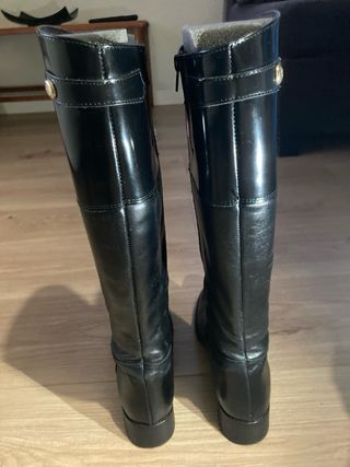 Botas de piel negras mujer talla 37