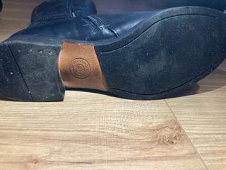 Botas de piel negras mujer talla 37