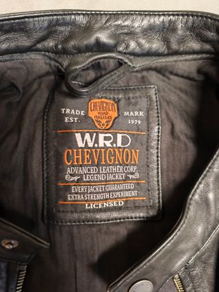 Cazadora Cuero Chevignon Negra