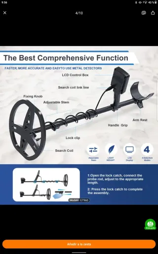 Detector de Metales sumpow