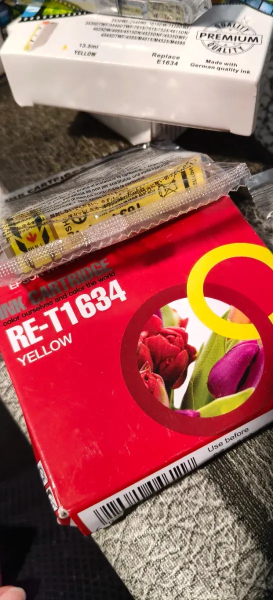 Tintas Epson RE-T1634 RE-T1634Y afbeelding 2