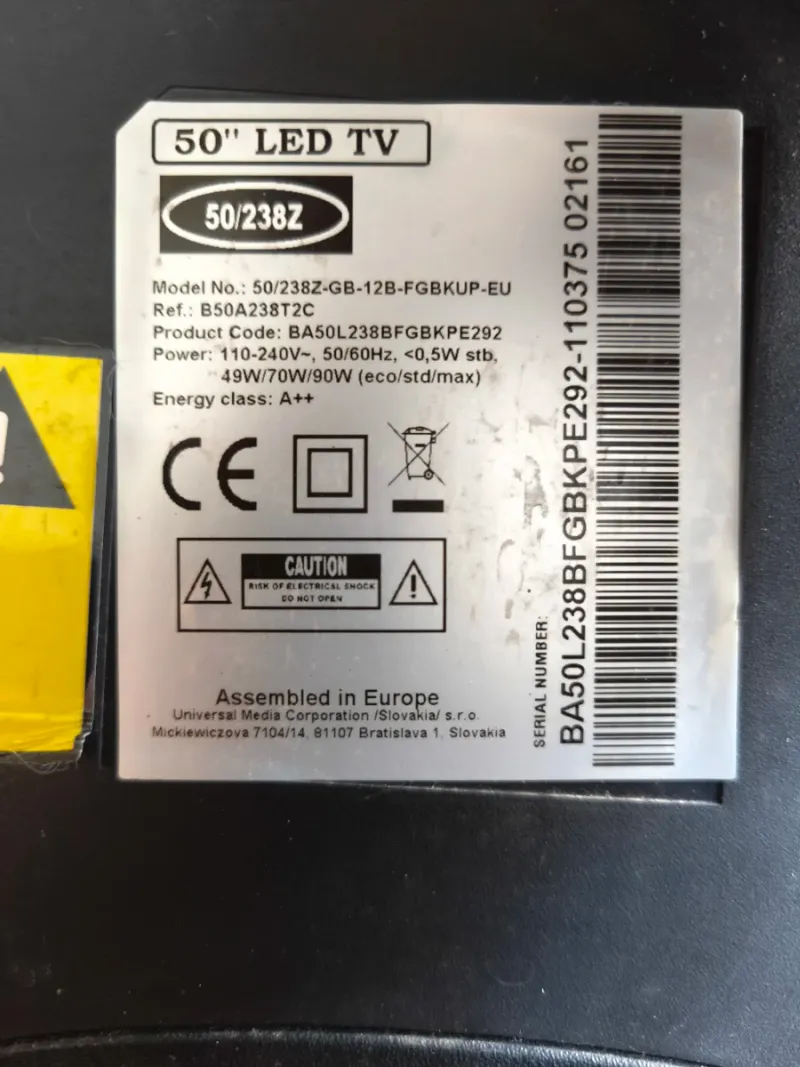 2 TVs LED 50 Blaupunkt para reparar o piezas afbeelding 6